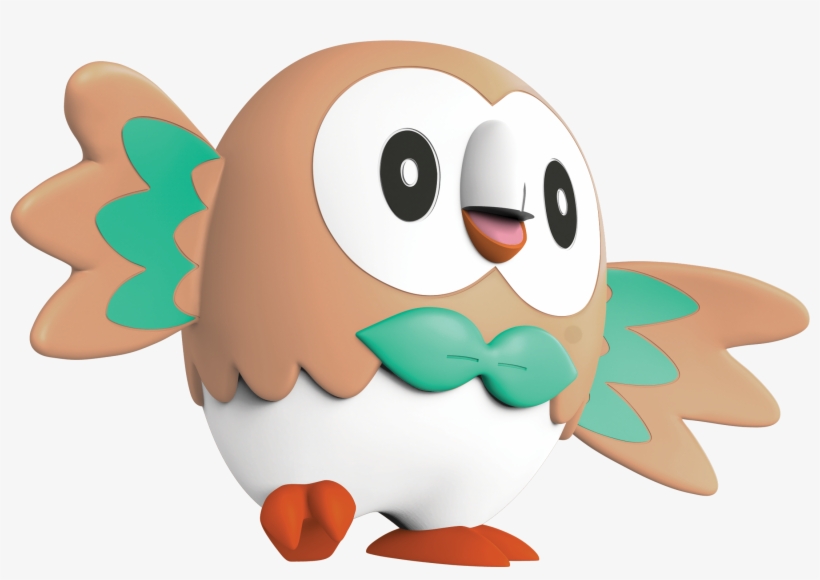 Battle Figure ,rowlet &amp, transparent png