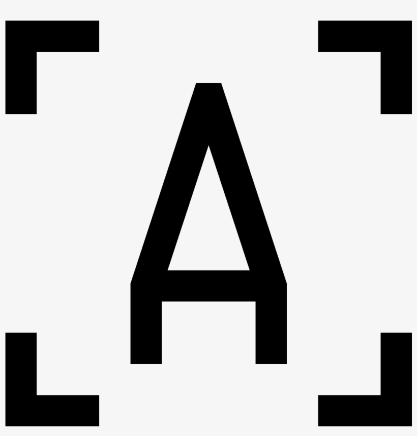 Two Straight Lines Meet At A 90 Degree Angle - Camera View Icon, transparent png