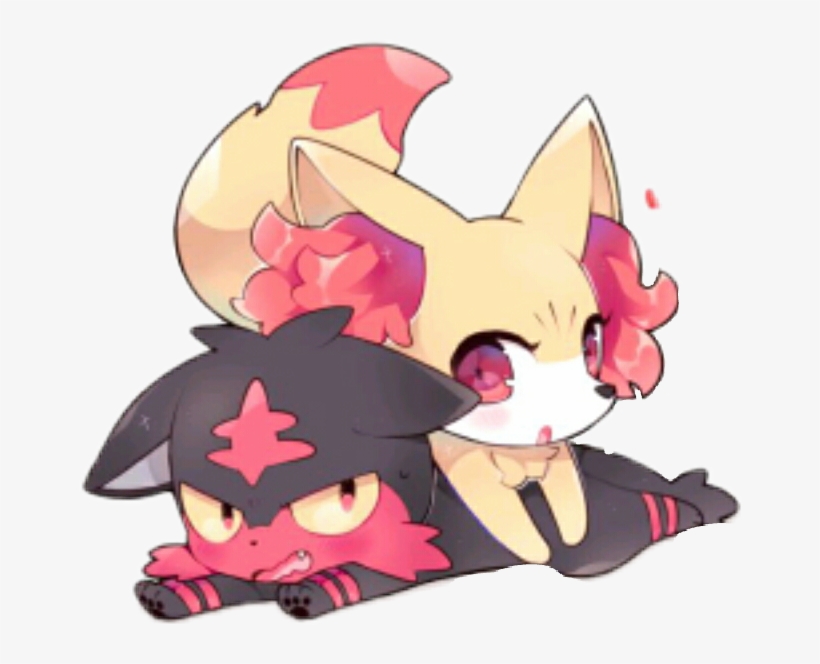 Pokemon Pokemonfire Litten Fennekin - Pokemon Fennekin And Litten, transparent png