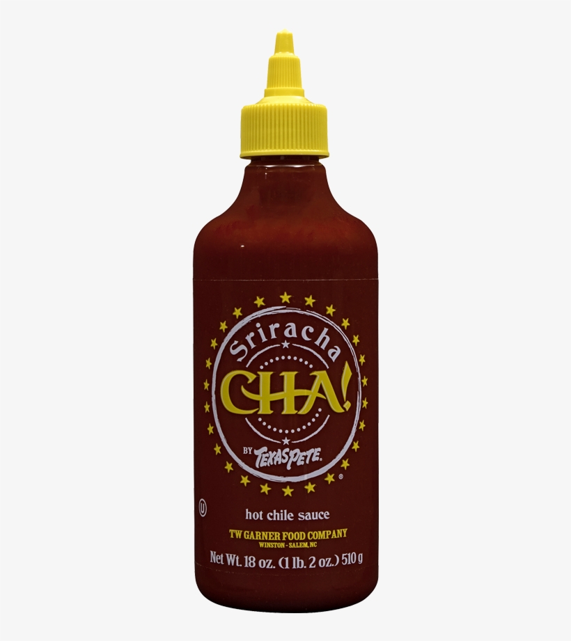 Sriracha Sauce, Cha , Hot Chile Flavor By Texas Pete - Sriracha Cha By Texas Pete, transparent png