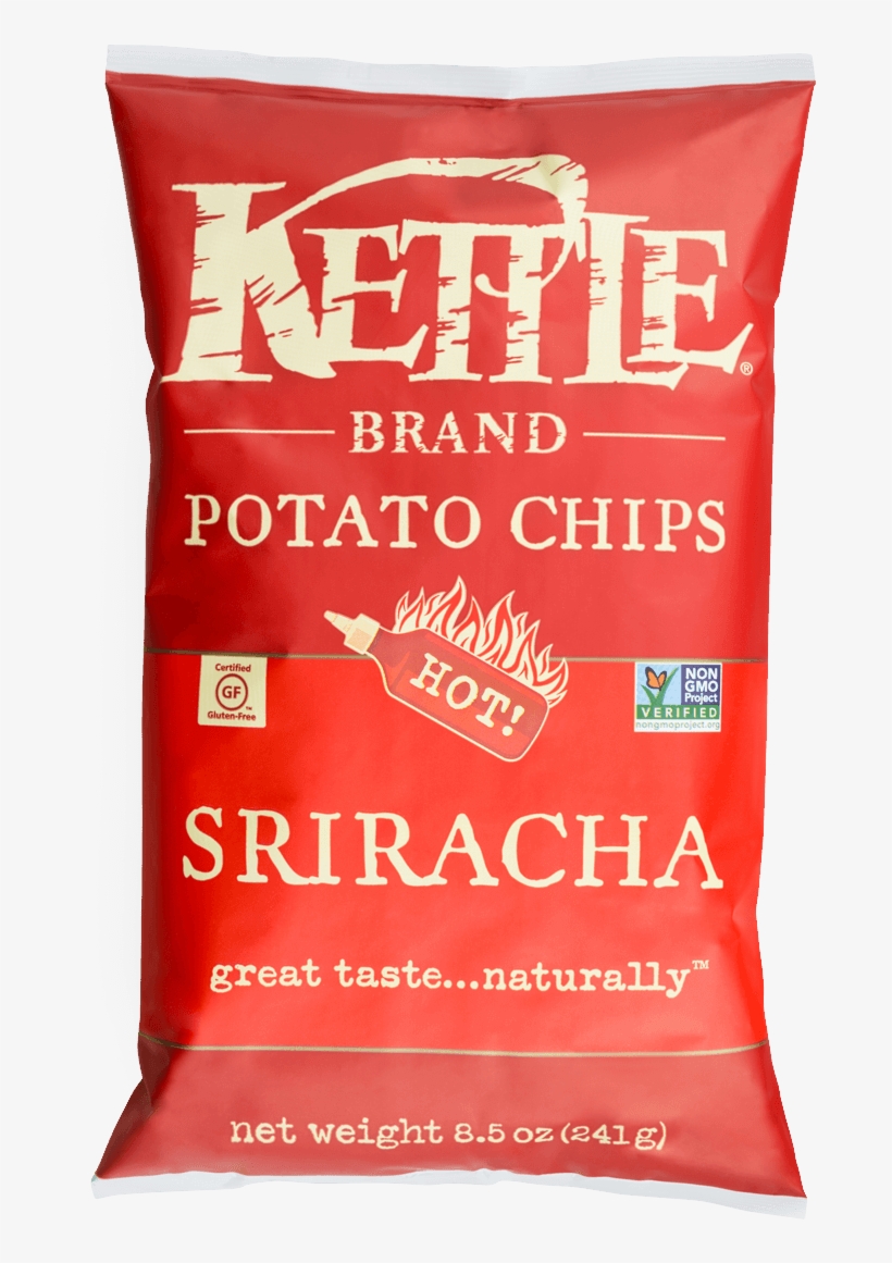Sriracha Potato Chips - Kettle Brand Himalayan Salt, transparent png
