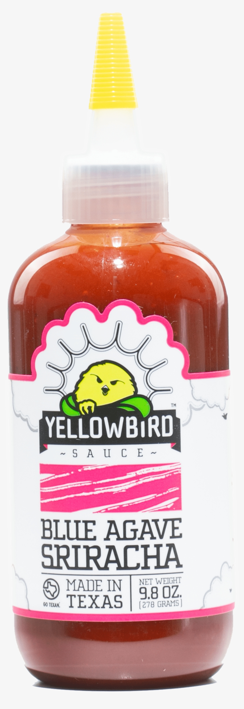 Yellowbird Blue Agave Sriracha - Yellowbird Sauce Sauce, Habanero - 9.8 Oz Bottle, transparent png