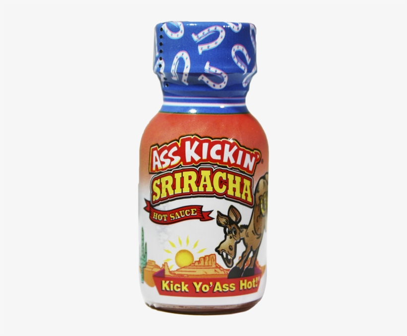 Ass Kickin' Sriracha Hot Sauce Travel Size 3/4 Oz - Ass Kickin' Sriracha Peanuts, transparent png