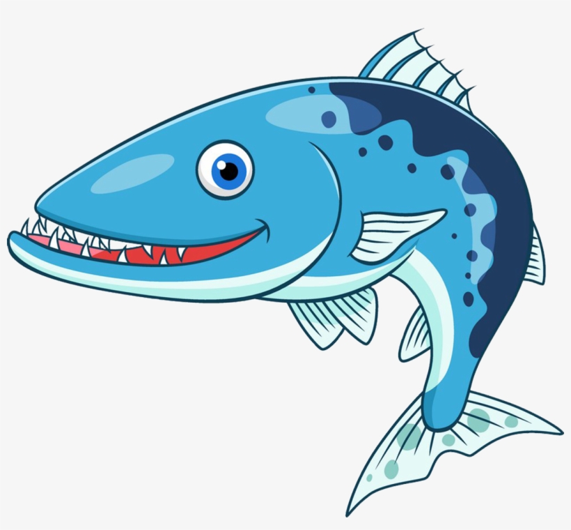 Clip Art Royalty Free Great Cartoon Stock Illustration - Barracuda Cartoon, transparent png