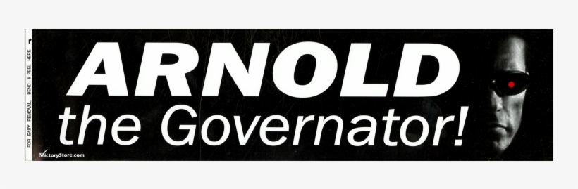 2003 Gubernatorial Recall Election Bumper Sticker For - Terminator 3, transparent png
