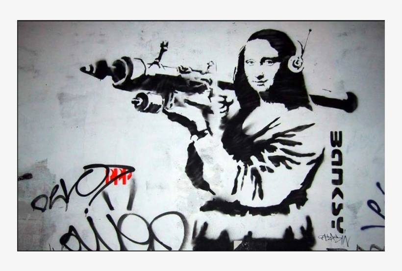 Mona Lisa With A Bazooka, transparent png