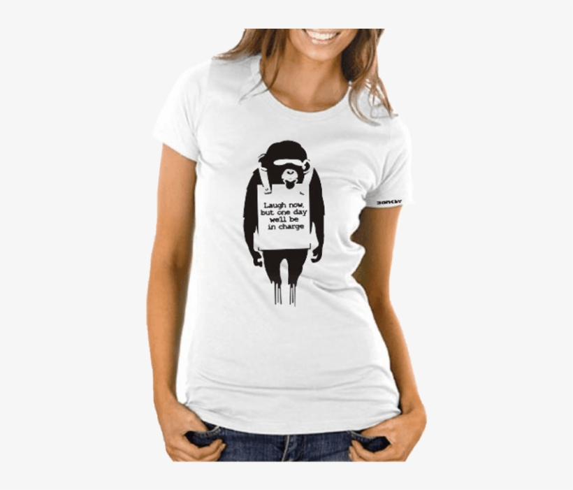 Banksy's T-shirts - Womens Banksy T Shirt, transparent png