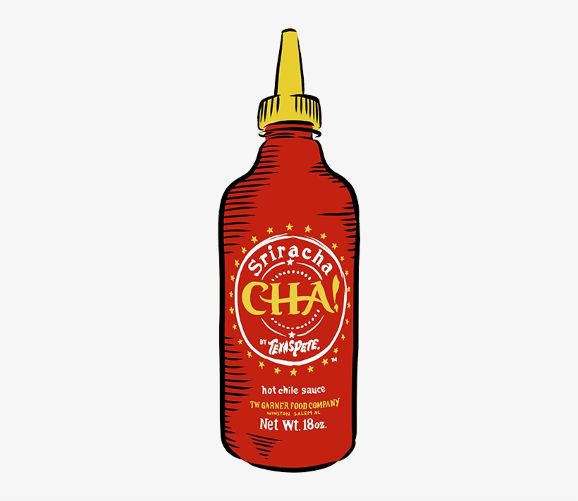 Sriracha Hot Chile Sauce By Texas Pete Bottle - Texas Pete Texas Pete Cha Sriracha Hot Chile Sauce, transparent png