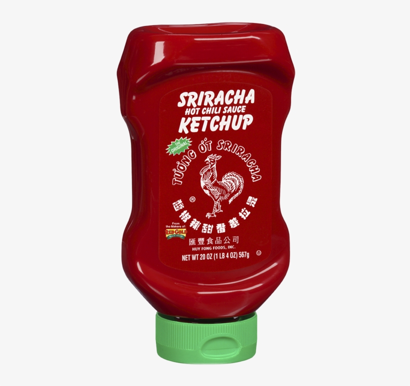 Sriracha Hot Chili Sauce Ketchup - Huy Fong Sriracha Ketchup, transparent png