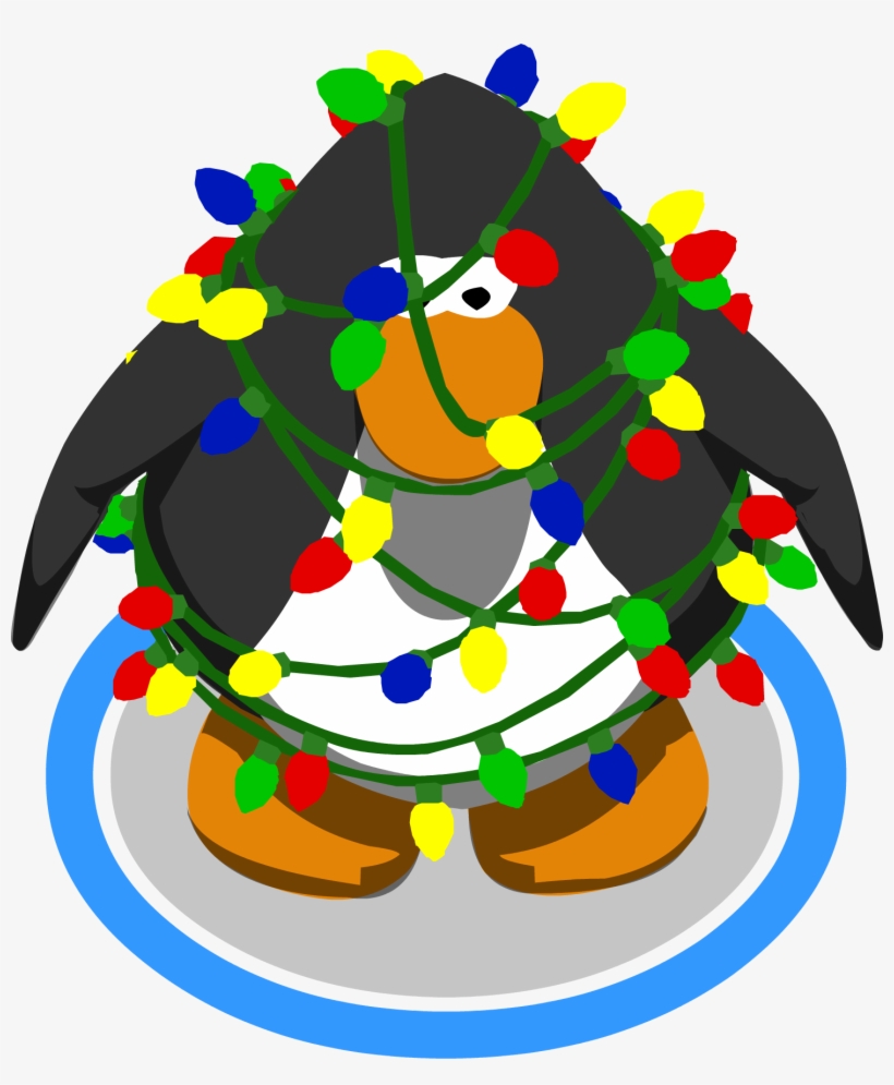 Holiday Lights In-game - Christmas Lights Club Penguin, transparent png