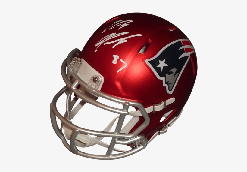 Rob Gronkowski Autographed New England Patriots Mini - New England Patriots, transparent png