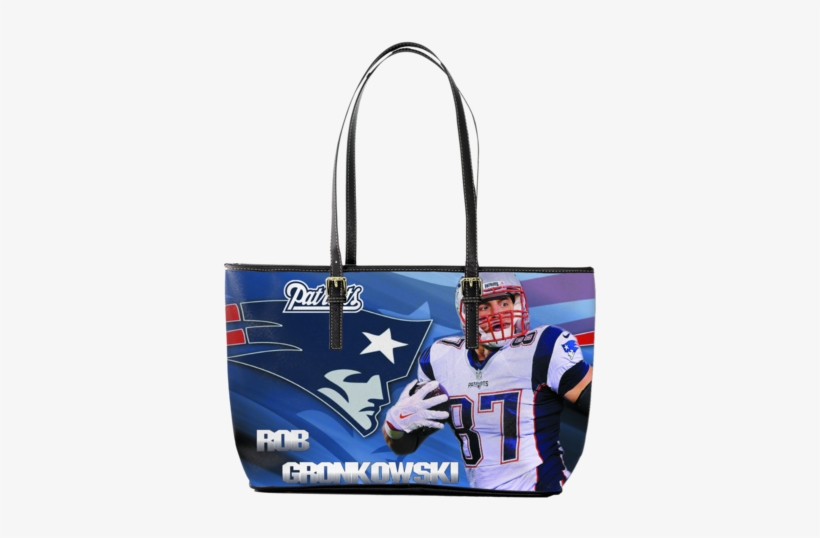 Rob Gronkowski Cool Large Leather Tote - American Football Photo - Rob Gronkowski New England, transparent png