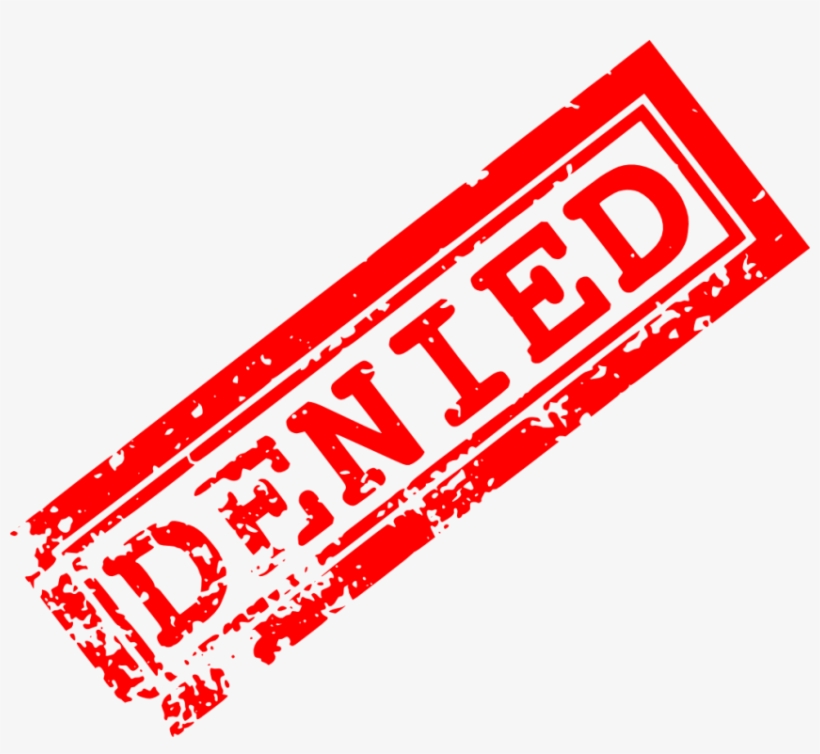 Denied Png, transparent png