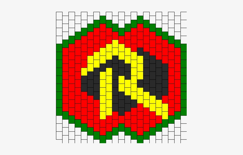 Robin Mask Bead Pattern - Bear Kandi Mask Pattern, transparent png