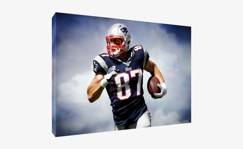 Ready To Hang Out Of The Package - Rob Gronkowski 2012 Action Photo Print, transparent png