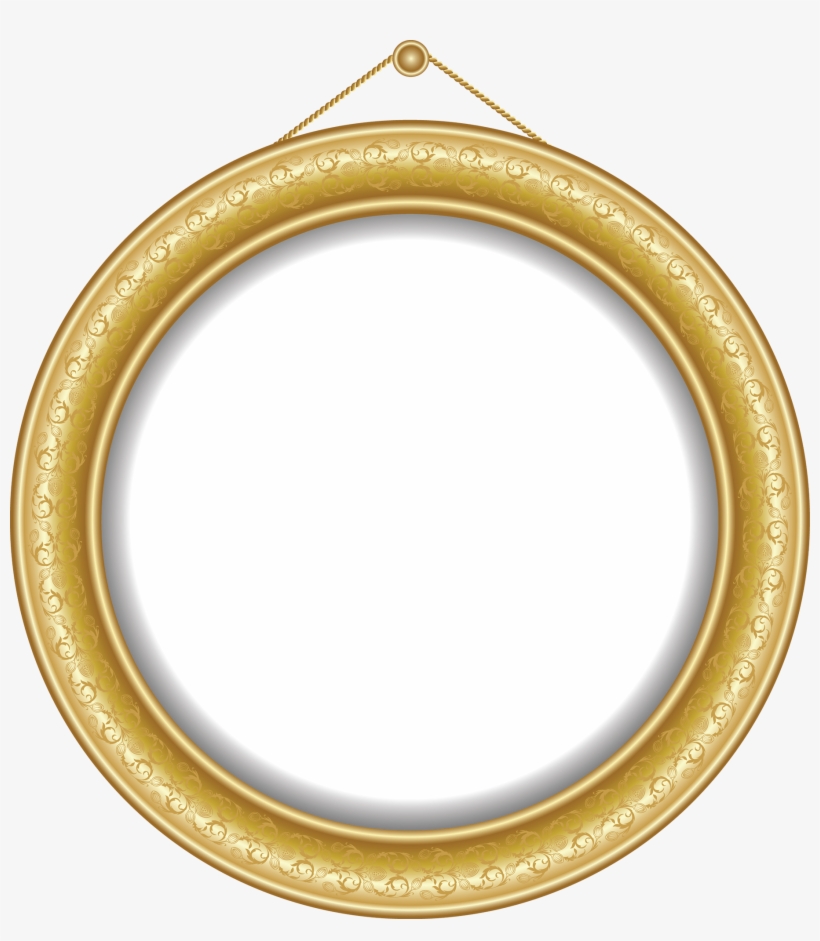 Circular Photo Frame - Christmas Day, transparent png