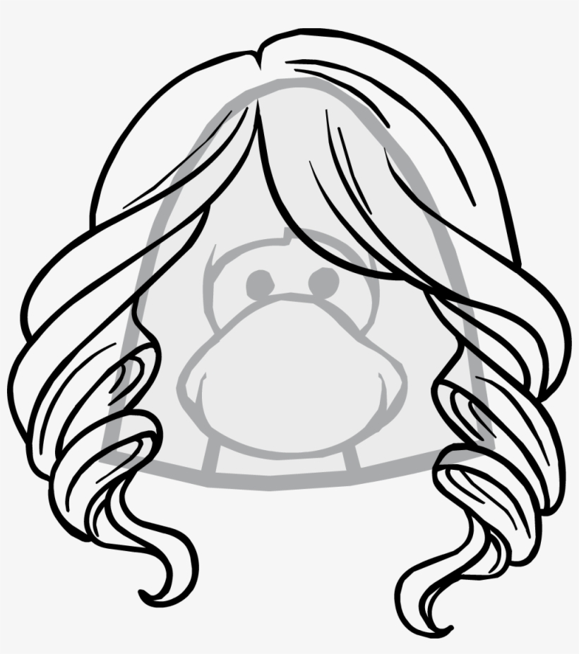 Sweets And Fruits Wig Female - Club Penguin The Chocolate, transparent png