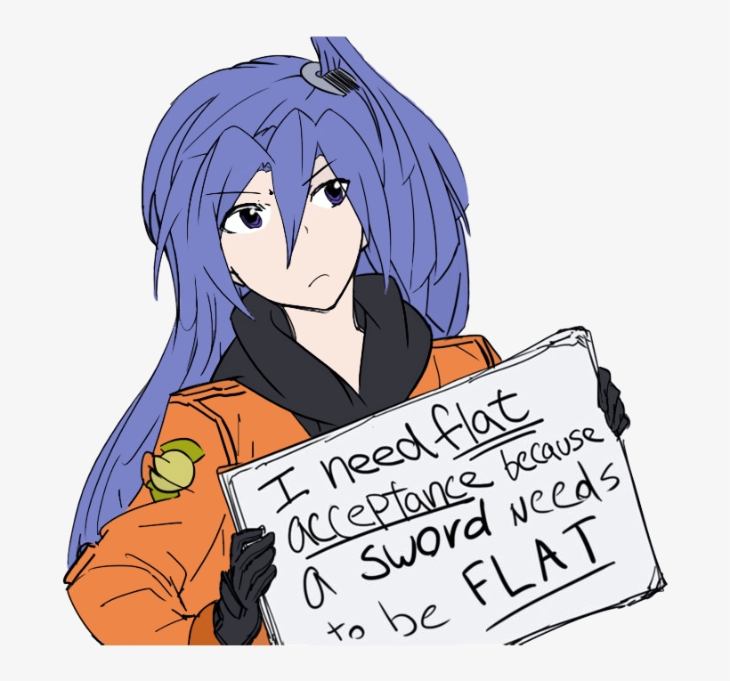 I Need Flat Acceptance Because A Sword Needs To Be - Tsubasa Symphogear Flat, transparent png