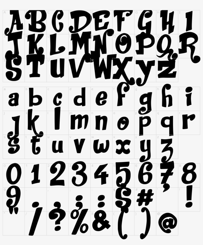 Jack In The Box Font, transparent png