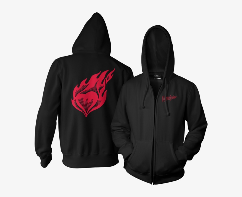 Heart On Fire Hoodie - Cypress Hill Hoodie, transparent png