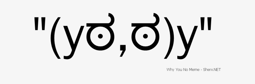 Why You No Meme Inverted - Meme Symbols, transparent png