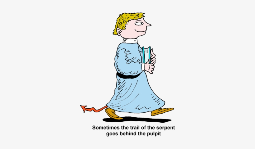 Serpent In The Pulpit - Cartoon Fake Preachers, transparent png