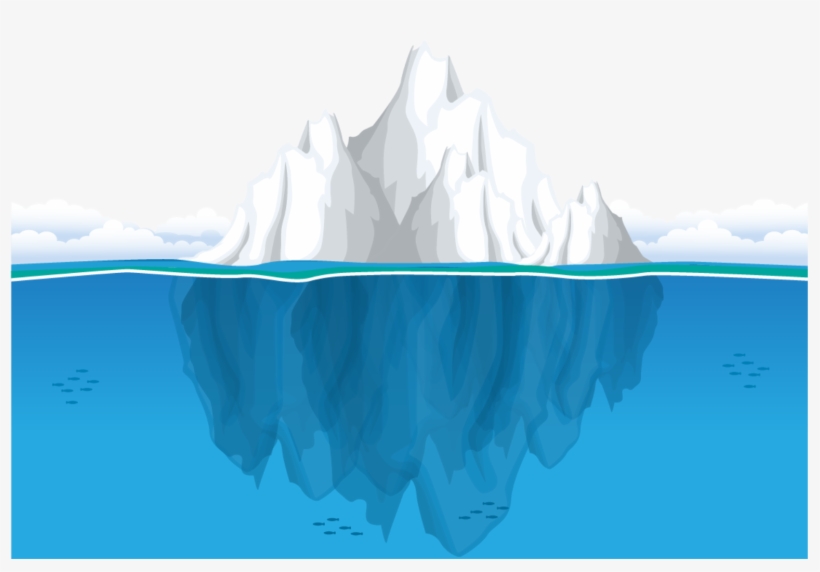 Iceberg Ocean Seawater Clip Art - Iceberg Art Transparent, transparent png