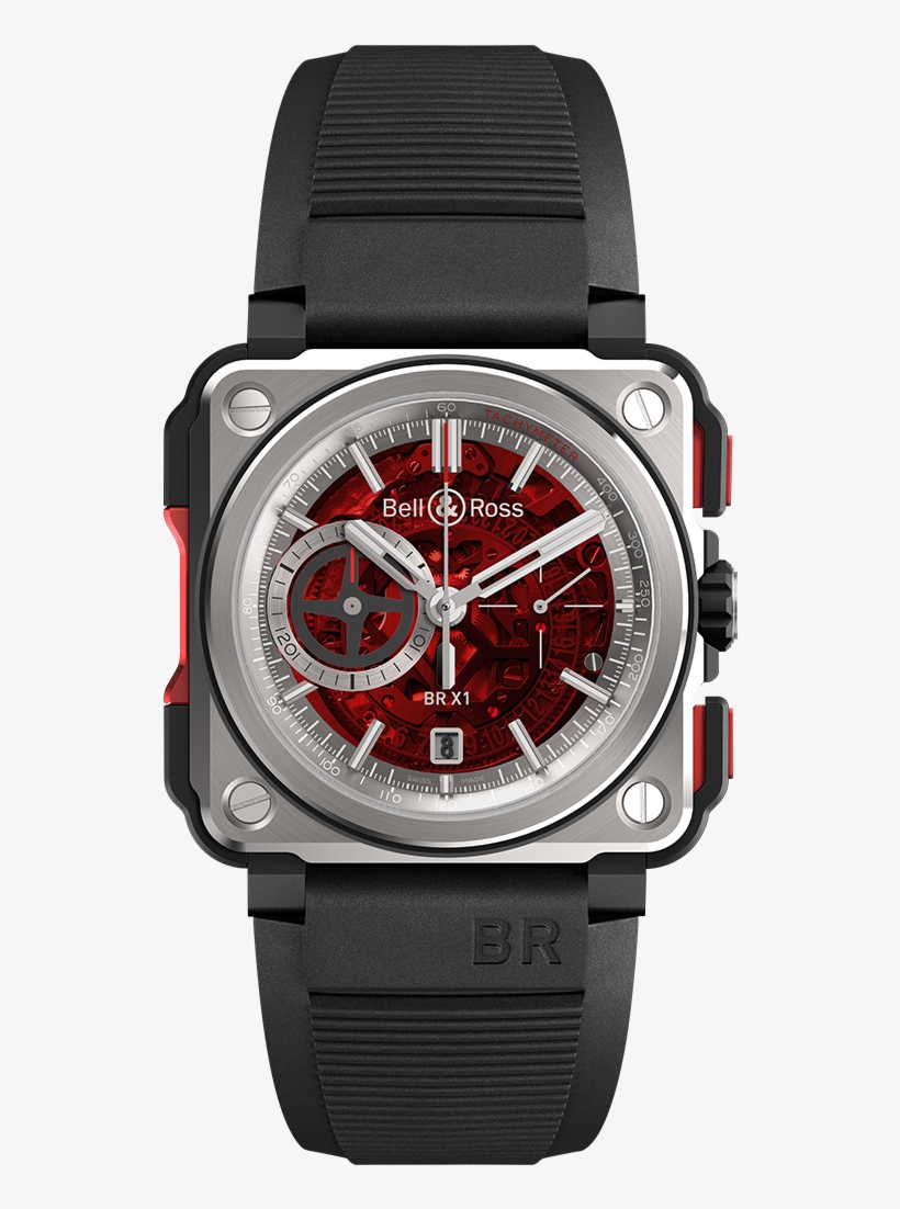 Bell & Ross Br X1, transparent png