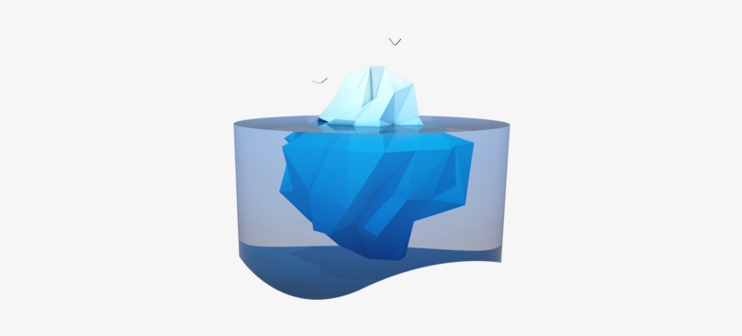 Iceberg, transparent png
