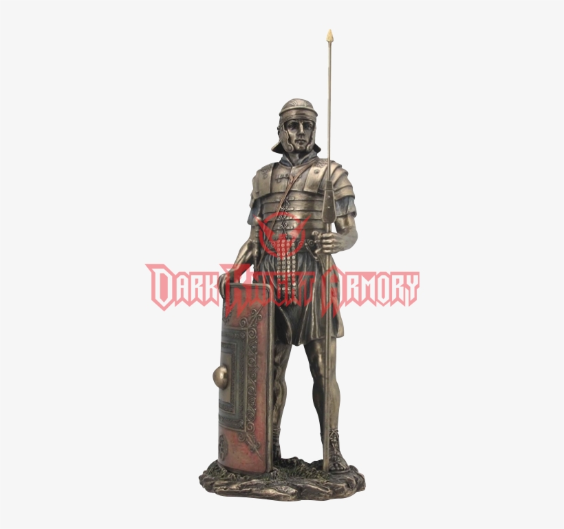 Roman Soldier With Javelin And Shield Statue - Veronese Roman Soldier Statue With Javelin And Shield, transparent png