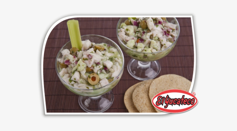 Ceviche With Green Habanero Sauce - Yucateco Hot Sauce, transparent png