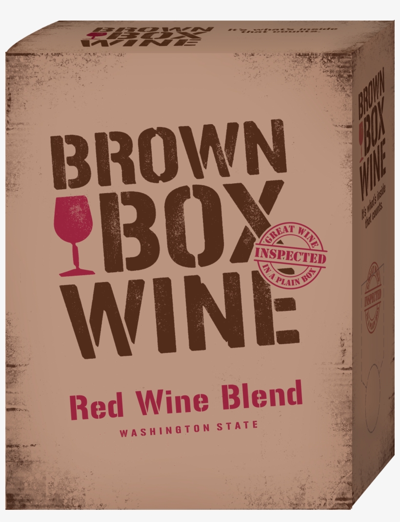 Brown Box - Brown Box Cabernet Sauvignon, Washington State, Vintage, transparent png
