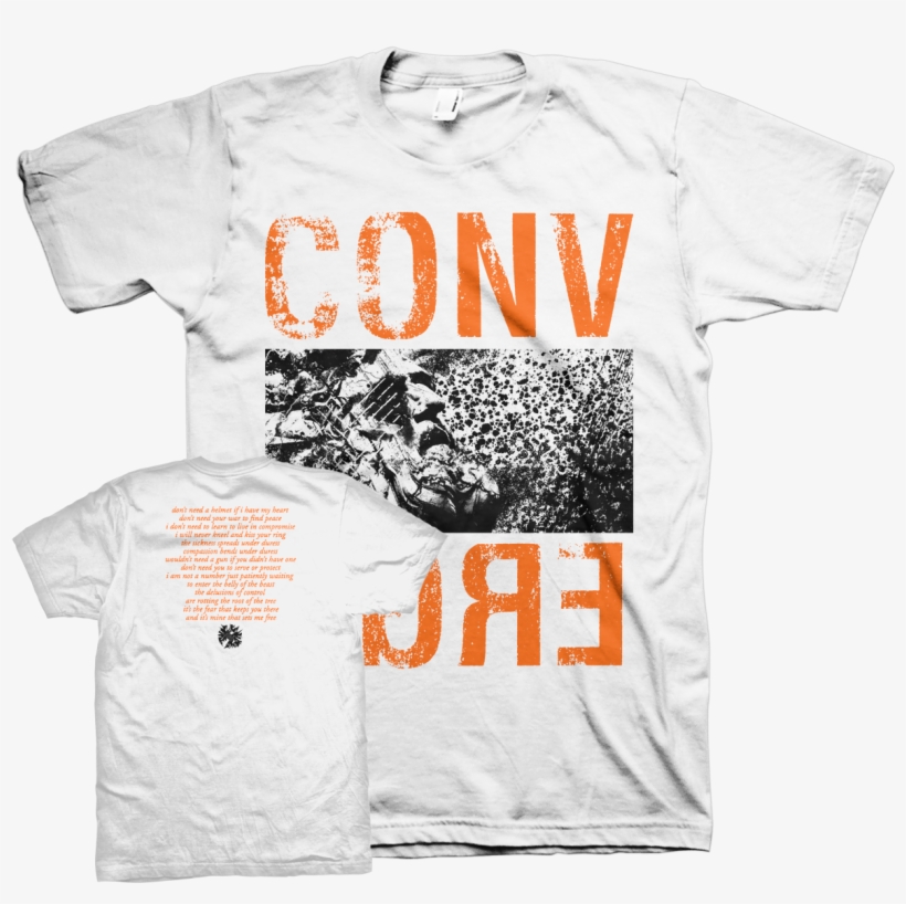 Converge "under Duress" White - Planes Mistaken For Stars T Shirt, transparent png