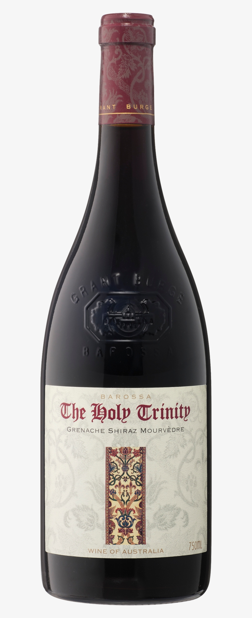 Grant Burge The Holy Trinity Grenache Shiraz Mourvedre - Clos Des Grives 2015, transparent png