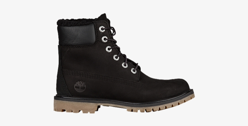 Timberland 6\" Premium Lined Wp Boots - Timberland 6" Premium Lined Wp Boots - Women's Black, transparent png