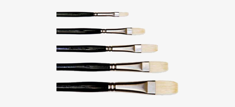 Flat Paint Brushes - Paintbrush, transparent png