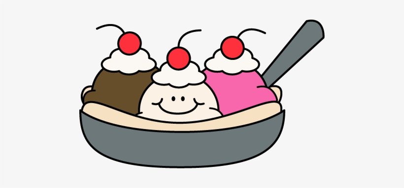Picture Free Cute Clip Art Image - Banana Split Clip Art, transparent png