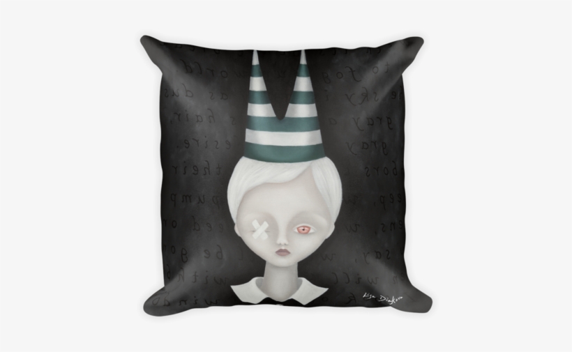 Super Dunce Square Print Pillow - Square Pillow, transparent png