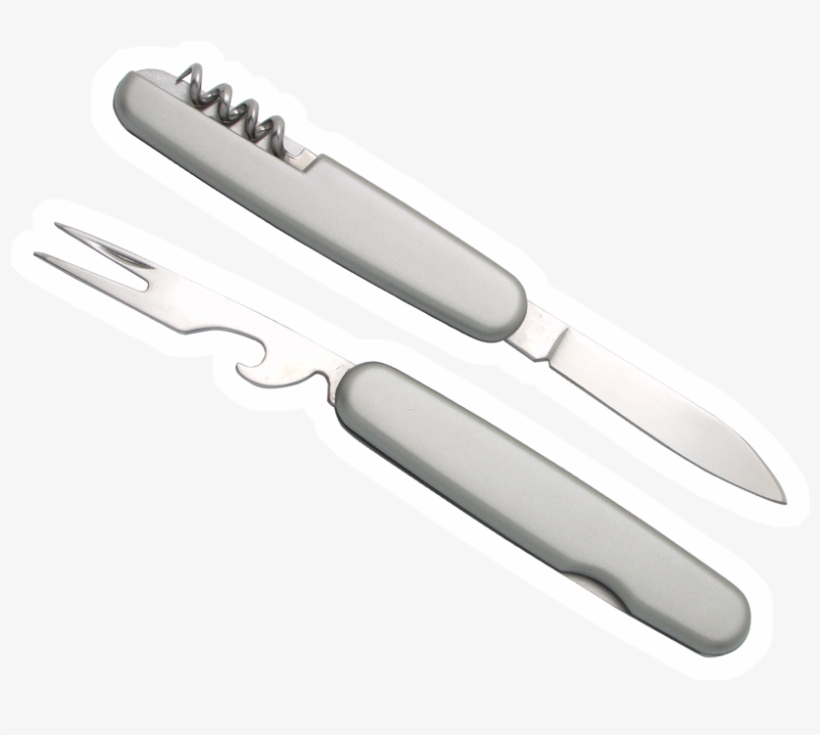 Knife-fork 'randonneur' - Fork, transparent png