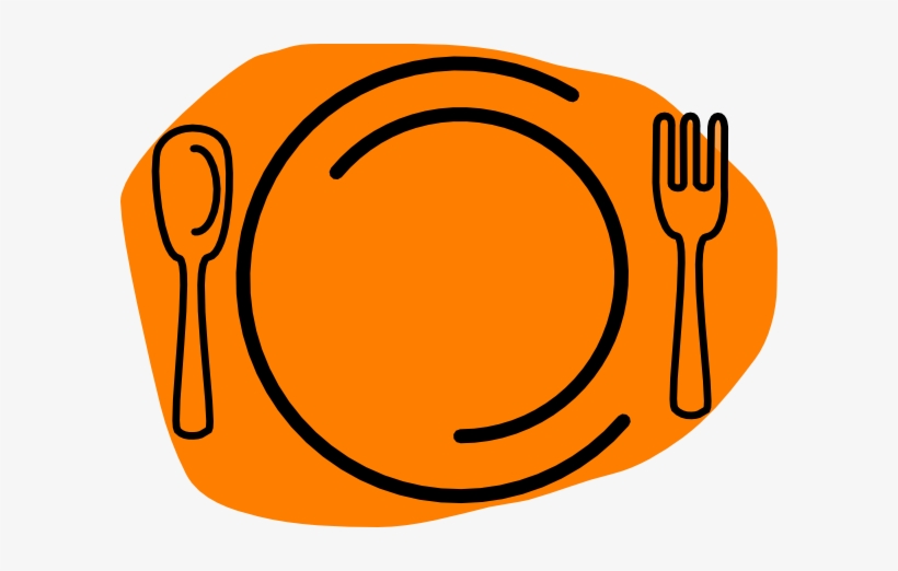 Jpg Library And Clip Art At Clker Com Vector - Plate And Fork Clipart, transparent png
