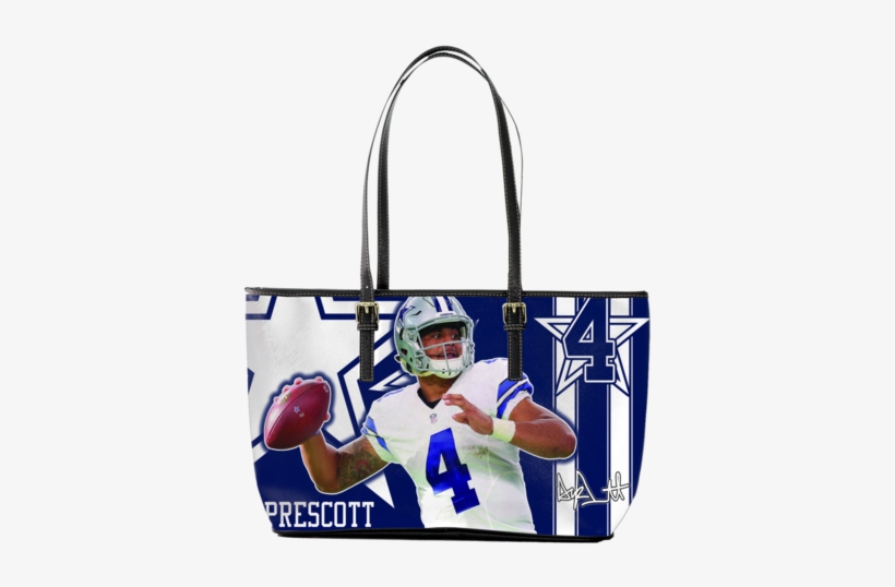 Dak Prescott Large Leather Tote - New York Jets Jersey, transparent png