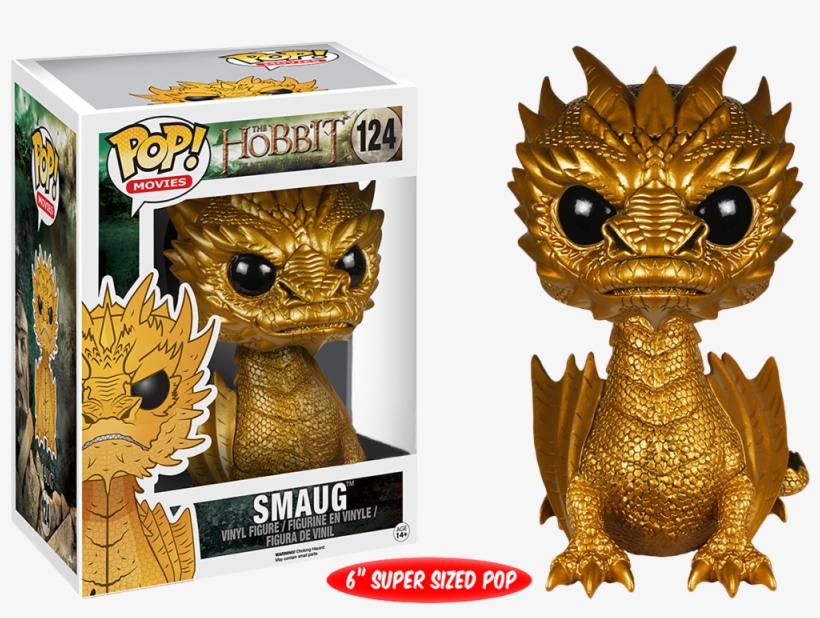 Smaug Drawing Pile Gold - Golden Smaug Funko Pop, transparent png