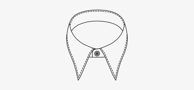King, 1 Button - Shirt Collar Line Art, transparent png