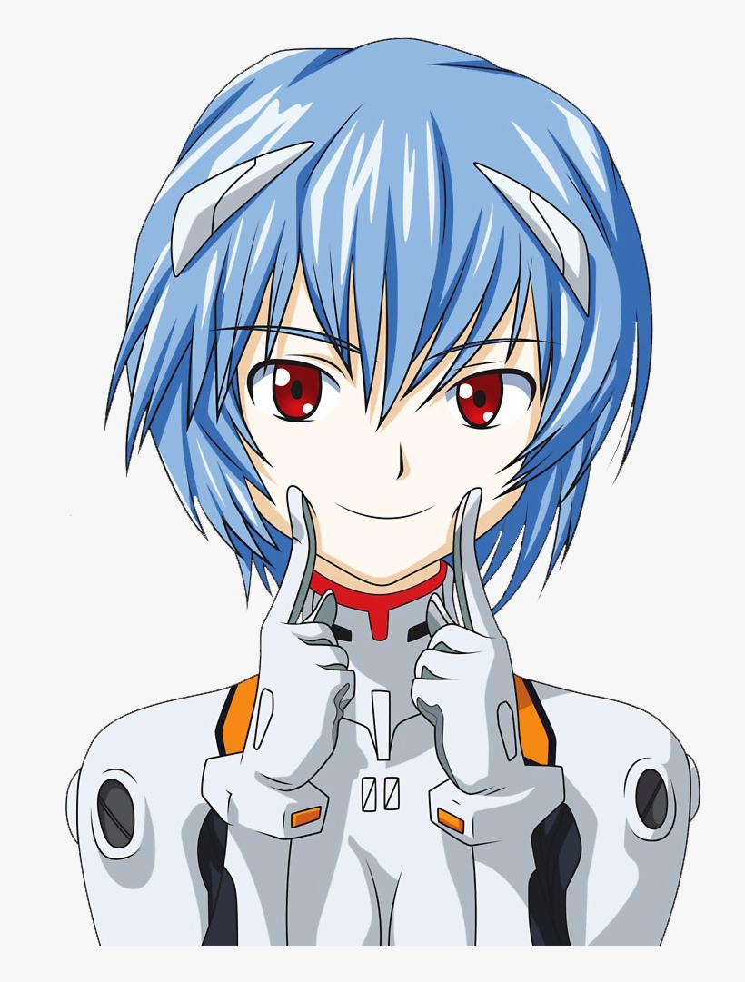 Lien Direct, 2018/02/5/1515793108 Rei Sourire Sticker - Evangelion Rei Cute, transparent png