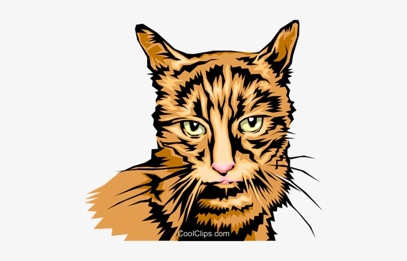 Cool Looking Cat Royalty Free Vector Clip Art Illustration - Cut Out Your Fingers.png Mylar Balloon, transparent png