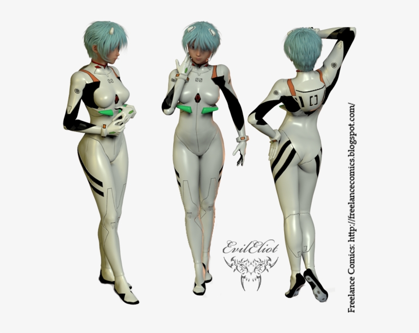 Evangelion Plugsuits For Poser And Daz V4a4g4 Ayanami - Anime, transparent png
