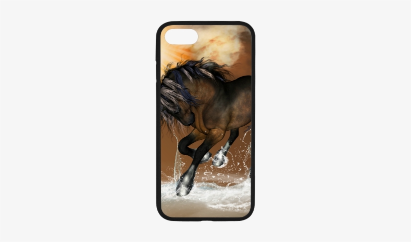 Wonderful Horse With Water Splash Rubber Case For Iphone - Cheap Cowboy Style Shower Curtains, transparent png