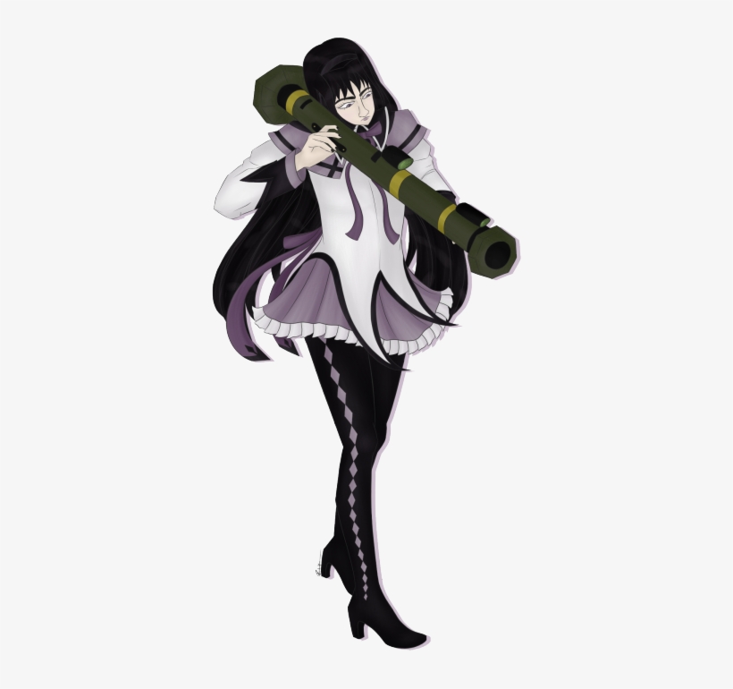 Homura <3 She Is For Sure My Favorite Character In - Cartoon, transparent png