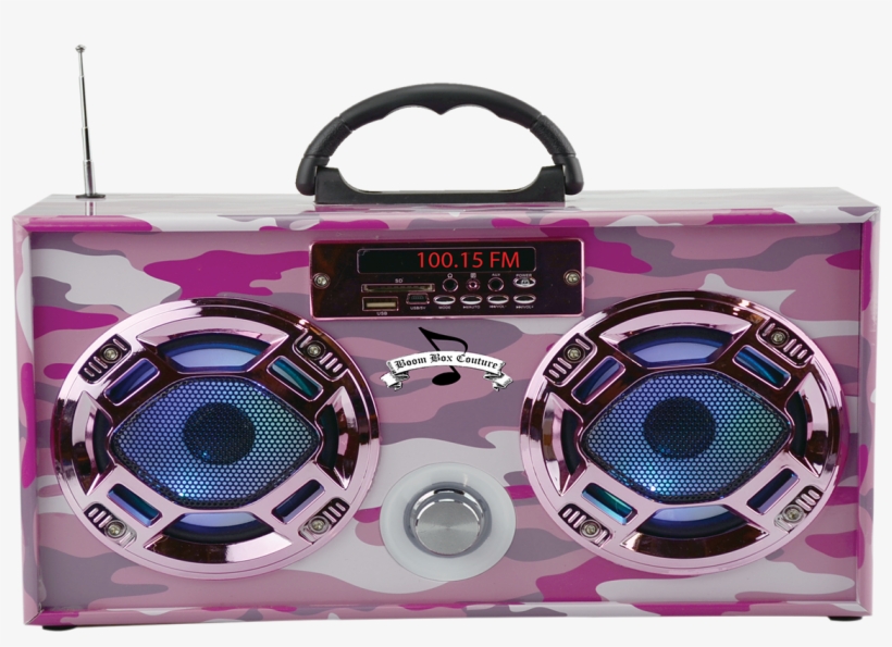 Mini Boom Box Pink - Boombox, transparent png