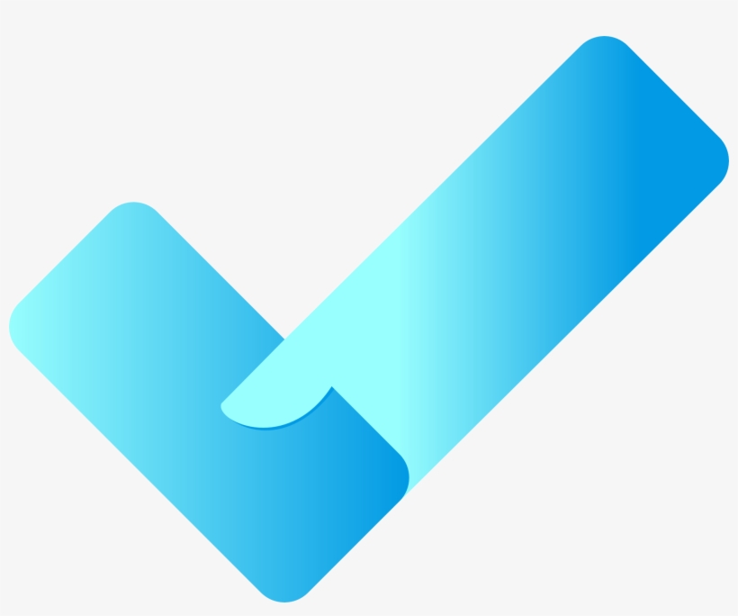 Vimbo Tecnologia Ltda Me - Light Blue Check Mark, transparent png